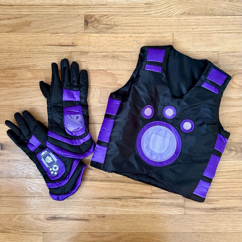 💜 EUC Wild Kratts Aviva Power Suit (Vest + Gloves) • Sz 4-6
